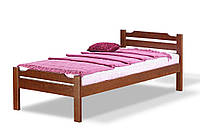 Ліжко односпальне Ольга 90-200 см вільха (горіх)