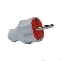 Вилка пряма з/з EL-BI 16а GAV 109-1