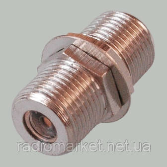 Перехідник гніздо F- гніздечко F "бочка" 10 штук, фото 1