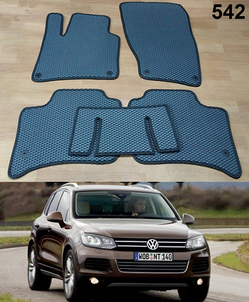 Килимки ЄВА в салон Volkswagen Touareg '10-18, фото 2