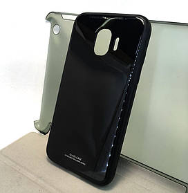 Чехол для Samsung j2 2018, j250 накладка бампер противоударный glass Case