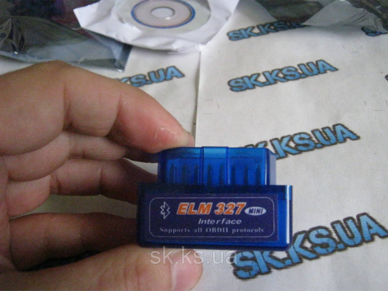 Бездротовий діагностичний сканер для авто ELM327 Bluetooth OBD2 V2.1 (без диска)