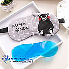 Маска для сну Silenta Kumamon + гелева вкладка в подарунок!, фото 8