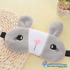 Маска для сну Silenta Кролик із гелевою вкладкою. Grey, фото 8