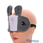 Маска для сну Silenta Кролик із гелевою вкладкою. Grey, фото 7