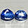 3.25 кт Природний синій сапфір коло пари 6.6 і 6.8 мм, фото 3