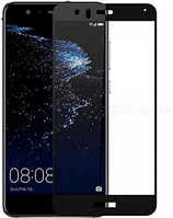 Защитное черное стекло 2.5D Full Glue Huawei P 10 Lite