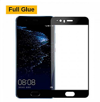 Защитное черное стекло 2.5D Full Glue Huawei P 10 Plus