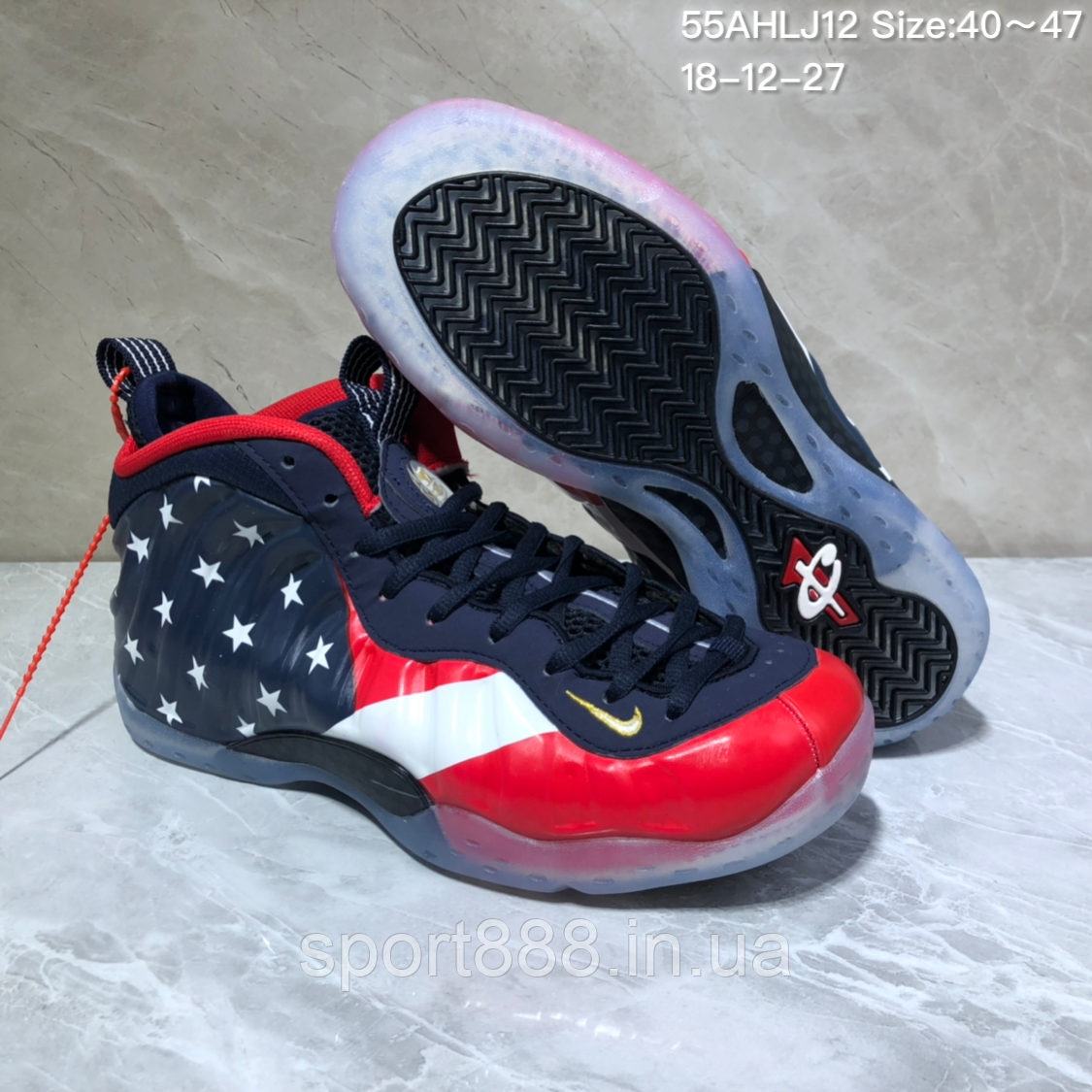 Nike Air Foamposite USA чоловічі кросівки, фото 1