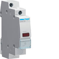 Індикатор LED 12 / 48 В, червоний, Hager SVN132