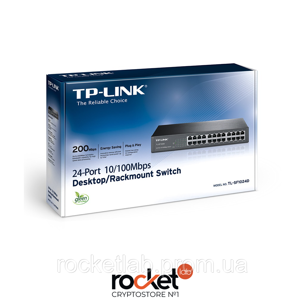 Коммутатор сетевой TP-Link TL-SF1024D - фото 1 - id-p732723005