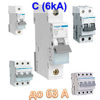 АВТОМАТ. ВИМ. 0,5-63A, С (6kA)