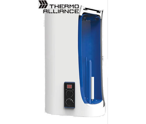 Бойлер Thermo Alliance плоский 50 л, СУХИЙ ТЕН (1200+800 Вт), вертикальний DT50V20G (PD)-D, фото 2