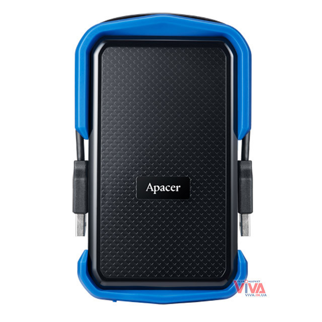 Зовнішній жорсткий диск Apacer AC631 1TB 5400rpm 2.5" USB 3.1 External Blue (AP1TBAC631U-1)