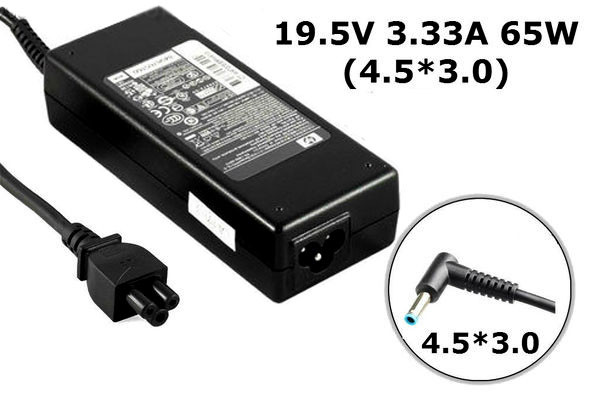 Блок питания для ноутбука HP 19.5V 3.33A 65W 4.5 x 3.0mm - фото 1 - id-p76688080