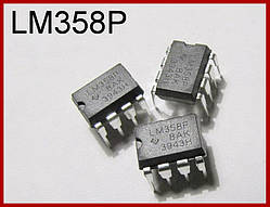 LM358P, операційний підсилювач.