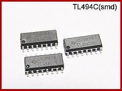 TL494C, ШІМ-контролер живлення, SOIC-16.