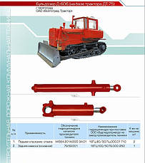 Гідроциліндр ГЦ100.50х250.17 (ТБДР), фото 5