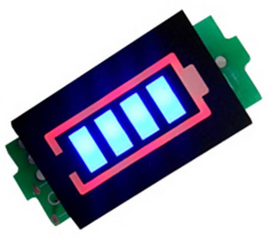 Купить Индикатор уровня заряда батареи 1S Li-ion 18650, 4.2В, цена 62 ...