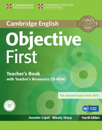 Objective First Fourth Edition teacher's Book with teacher's Resources CD-ROM