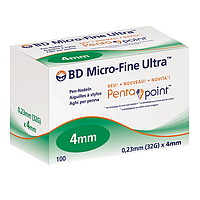 Голка BD Micro-Fine+ «МікроФайн» 4 мм 1 шт.
