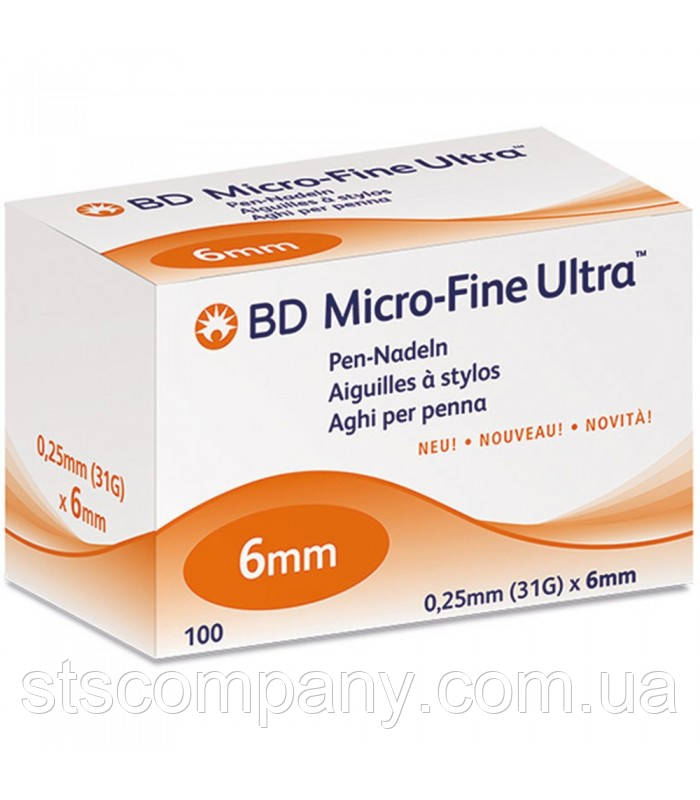 Голка BD Micro-Fine+ «МікроФайн» 6 мм 1 шт.