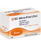 Голка BD Micro-Fine+ «МікроФайн» 6 мм 1 шт.