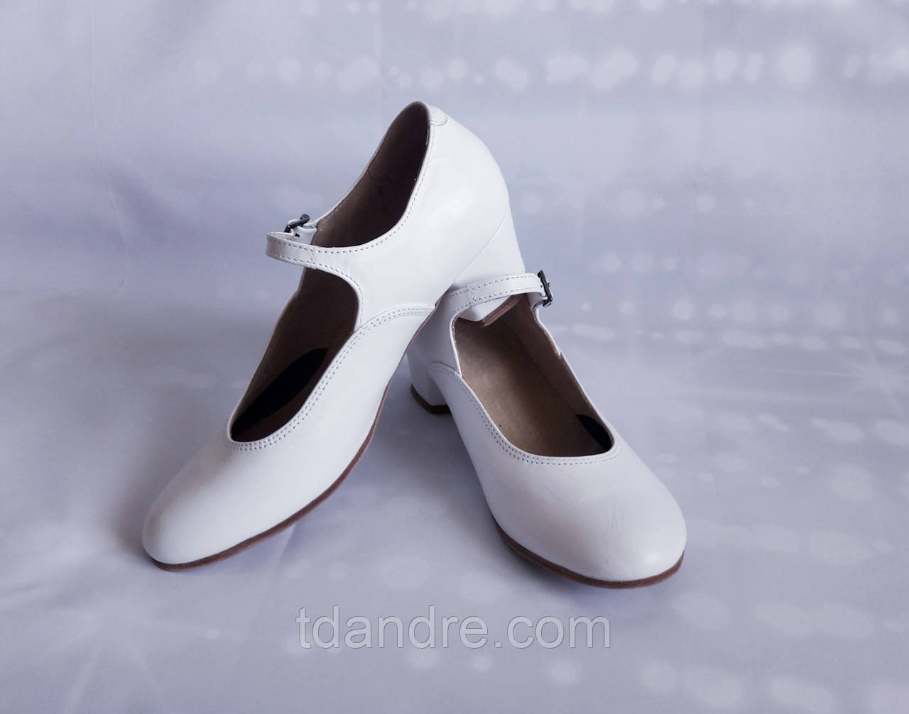 Туфлі для танців народні білі, фото 1