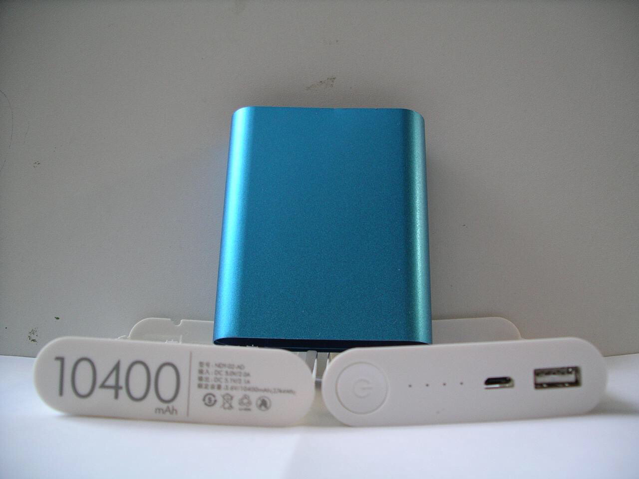 Корпус Power bank 4*18650 з ємністю 13400 mAh металевий синій