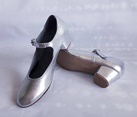 Туфлі народні срібло