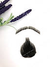 🧔 Борода та вуса реалістичні — накладка на сітці чорного кольору Стиль 5 (вуса і борода), фото 5