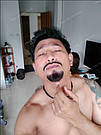 🧔 Борода та вуса реалістичні — накладка на сітці чорного кольору, фото 9