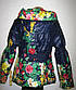 Куртка для дівчинки весна осінь Квіти, фото 3