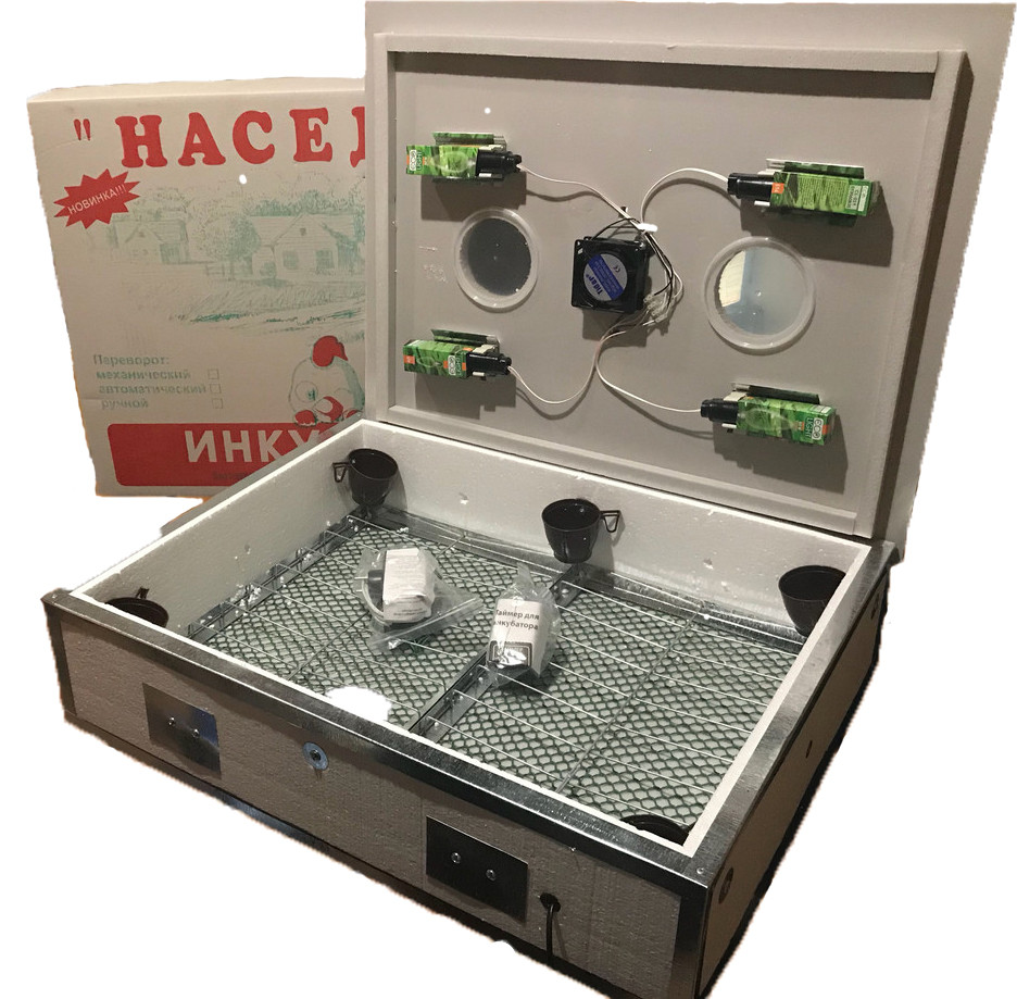 Інкубатор побутовий "Наседка ИБА-108" з автоматичним перевертанням