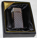 Запальничка газова турбо срібляста кишенькова сувенірна в подарунок оригінальна для чоловіка, фото 7