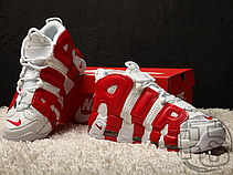 Чоловічі кросівки Nike Air More Uptempo White/Varsity Red 414962-100, фото 5