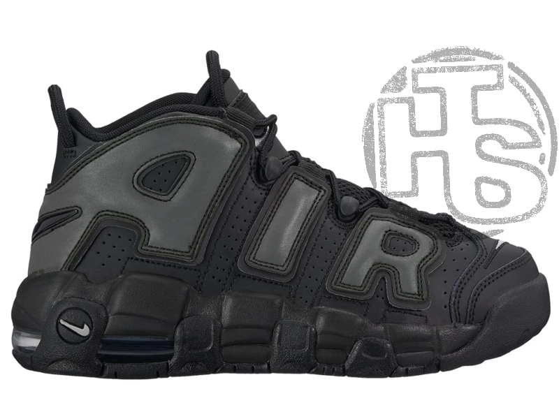 Чоловічі кросівки Nike Air More Uptempo Hidden Reflective Black Wolf Grey 922845-001