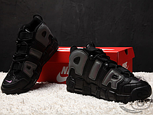 Чоловічі кросівки Nike Air More Uptempo Hidden Reflective Black Wolf Grey 922845-001, фото 3