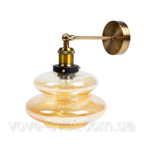 Настінний світильник [ Amber Glass Bulb ]