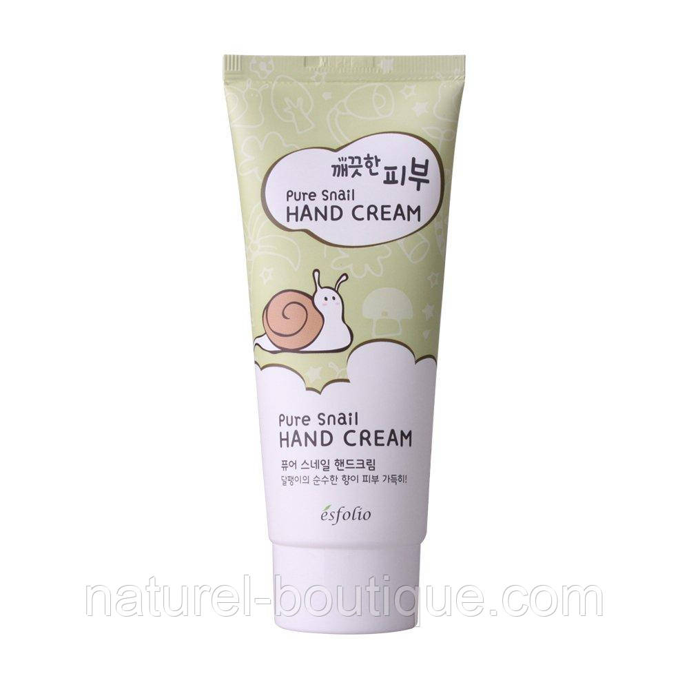 Крем для рук Esfolio Pure Skin Snail Hand Cream з екстрактом
слизу равлика