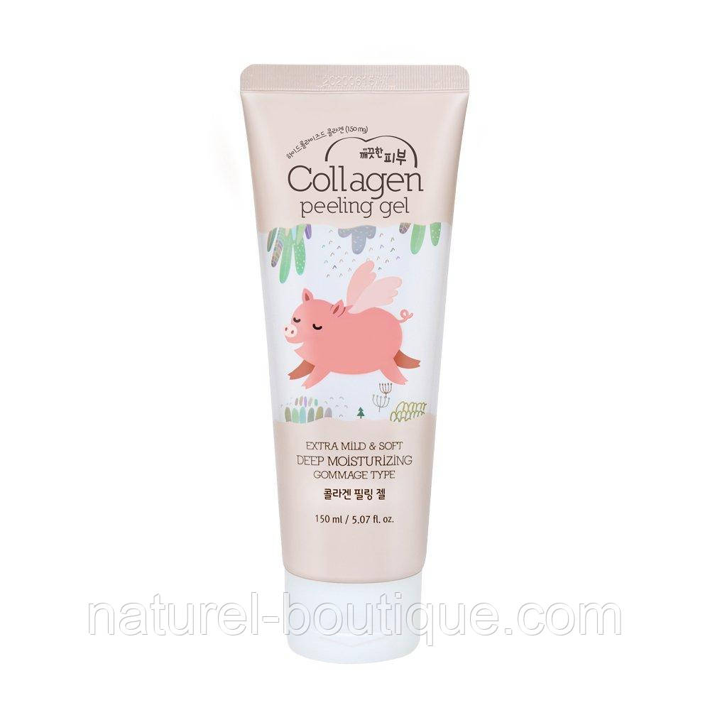 Гель-пілінг для обличчя Esfolio Collagen Peeling Gel з колагеном