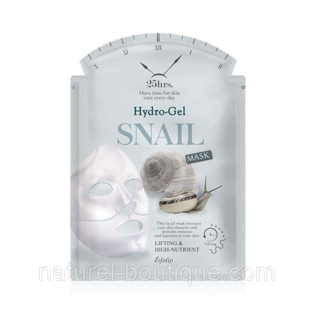 Гідрогелева маска для обличчя Esfolio Hydrogel Snail
Mask з екстрактом слизу равлика