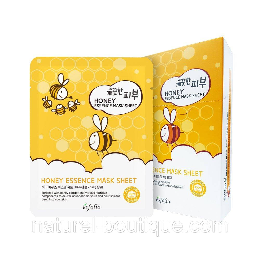 Маска тканинна для обличчя Esfolio Pure Skin Essence Mask
Sheet Honey з медом