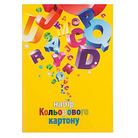 Картон кольоровий Бумвест А5 14 листів 7 кольорів арт. 3В04