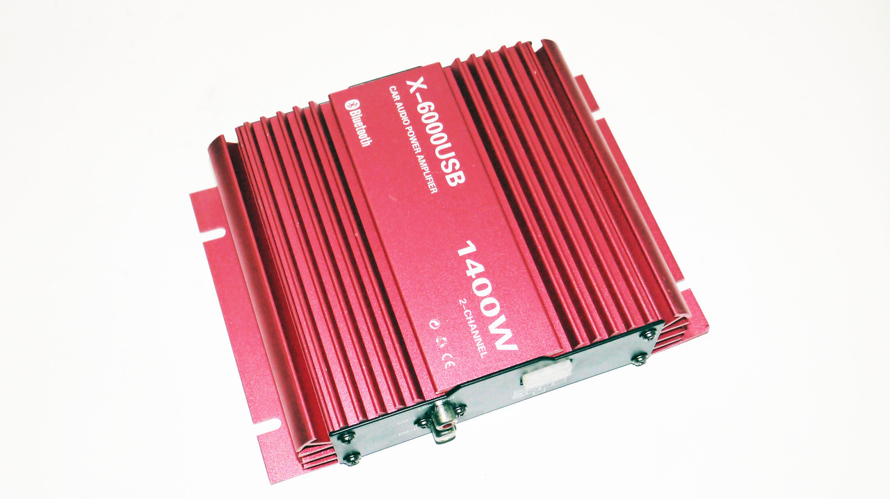 Підсилювач X-6000USB - Bluetooth, USB,SD,FM,MP3! 1400W 2х канальний