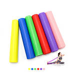 Еспандер еластична стрічка для фітнесу Dline 1,5 м (синій), фото 4