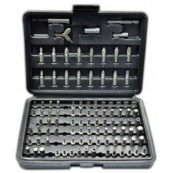 Набір насадок викруткових Cr-V 1/4" 100 шт TECHNICS