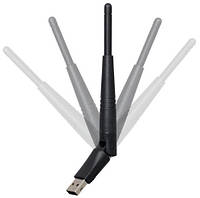 03-02-091. Адаптер USB WI-FI антенна, USB 2.0 Wireless adapter, 802.1IN, (чипсет МК7601)