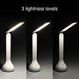 Світлодіодний світильник настільний сенсорний (білий), фото 6