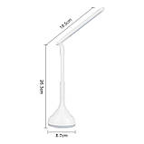 Світлодіодний світильник настільний сенсорний (білий), фото 8